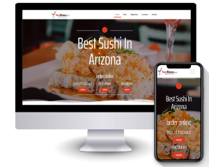 Sushi Brokers love their New Restaurant Website 